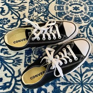 Converse Chuck Taylor All Star Low Tops, 7.5 Black